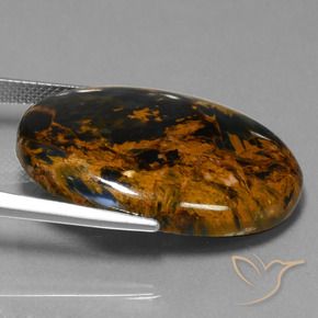 Pietersite Gemstone in 30 x 22 mm (calibrated) Size for Sale, Pietersite Stone in Multicolor Color