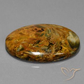 28.81 ct Multicolor Pietersite Stone, Natural Pietersite in Oval Cabochon Shape for Sale