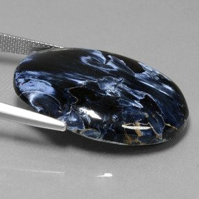 Pietersite Gemstone in 30 x 22 mm Size for Sale, Pietersite Stone in Multicolor Color