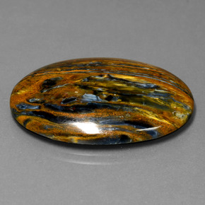 26.71 ct Multicolor Pietersite Stone, Natural Pietersite in Oval Cabochon Shape for Sale