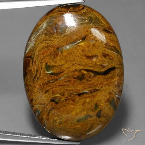 40.92ct Natural Multicolor Pietersite, Oval, Opaque