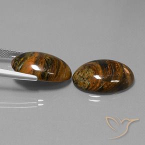 Pietersite Gemstones in 20 x 15 mm (calibrated) Size for Sale, Pietersite Stones in Multicolor Color