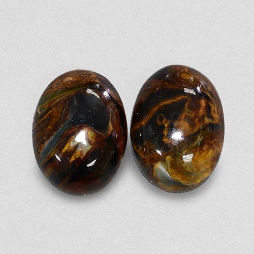 4.6ct Oval Cabochon Multicolor Pietersite Gem for sale 4.6ct Oval Cabochon Multicolor Pietersite Gem (ID: 447987)