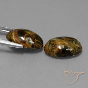 Pietersite Gemstones in 14 x 10 mm (calibrated) Size for Sale, Pietersite Stones in Multicolor Color