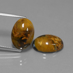 Multicolor Pietersita Gema - 4.6ct Cabujón Óvalo (ID: 448016)
