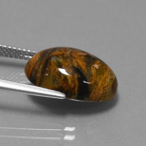 Pietersite Gemstone in 16 x 12 mm (calibrated) Size for Sale, Pietersite Stone in Multicolor Color