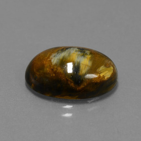 7.40 ct Multicolor Pietersite Stone, Natural Pietersite in Oval Cabochon Shape for Sale