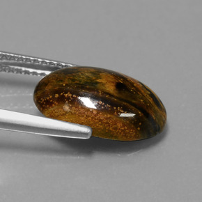 Pietersite Gemstone in 14 x 10 mm (calibrated) Size for Sale, Pietersite Stone in Multicolor Color