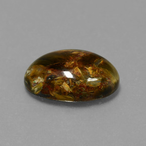 4.48 ct Multicolor Pietersite Stone, Natural Pietersite in Oval Cabochon Shape for Sale