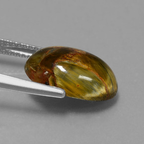 Pietersite Gemstone in 14 x 10 mm (calibrated) Size for Sale, Pietersite Stone in Multicolor Color