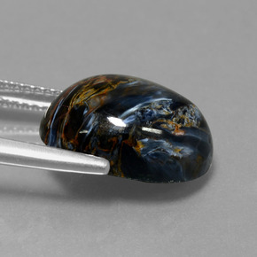 Pietersite Gemstone in 14.2 x 10.4 mm Size for Sale, Pietersite Stone in Multicolor Color