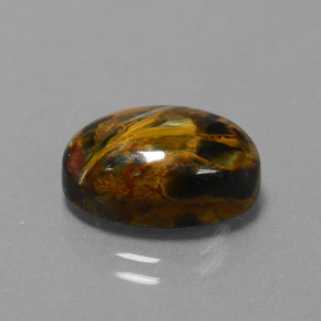 6.15 ct Multicolor Pietersite Stone, Natural Pietersite in Oval Cabochon Shape for Sale
