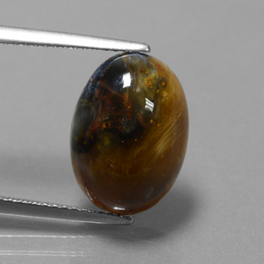 5.1ct Oval Cabochon Multicolor Pietersite for sale thumb image of 5.1ct Oval Cabochon Multicolor Pietersite (ID: 448155)