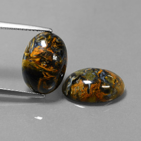 9.26 ct Multicolor Pietersite Gemstone, Pietersite Gem in Oval Cabochon Shape for Sale.