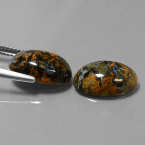 Pietersite Gemstone in 14.1 x 10.1 mm Size for Sale, Pietersite Stone in Multicolor Color