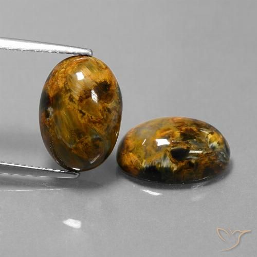 9.70ctw Natural Multicolor Pietersite, Oval, Opaque