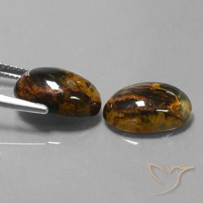 Pietersite Gemstones in 14 x 10 mm (calibrated) Size for Sale, Pietersite Stones in Multicolor Color