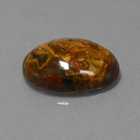 7.19 ct Multicolor Pietersite Stone, Natural Pietersite in Oval Cabochon Shape for Sale