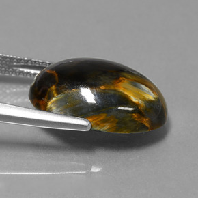 Pietersite Gemstone in 16 x 12 mm (calibrated) Size for Sale, Pietersite Stone in Multicolor Color