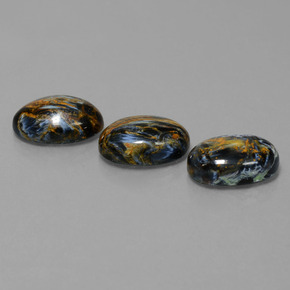 14.93 ct Multicolor Pietersite Gemstone, Pietersite Gem in Oval Cabochon Shape for Sale.