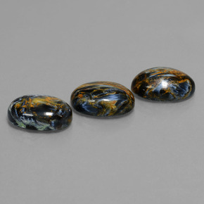 14.93 ct Multicolor Pietersite Stone, Natural Pietersite in Oval Cabochon Shape for Sale