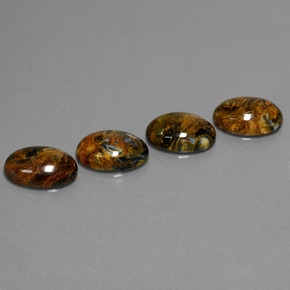 Pietersite Gemstone in 14 x 10 mm (calibrated) Size for Sale, Pietersite Stone in Multicolor Color