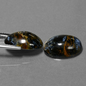 Pietersite Gemstone in 14 x 10 mm (calibrated) Size for Sale, Pietersite Stone in Multicolor Color
