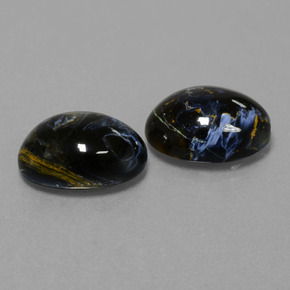 11.20 ctw Multicolor Pietersite Stones, Natural Pietersite in Oval Cabochon Shape for Sale