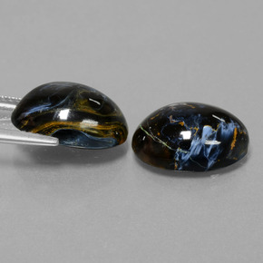 Pietersite Gemstones in 14 x 10 mm (calibrated) Size for Sale, Pietersite Stones in Multicolor Color