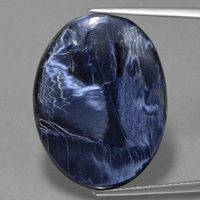 19.23 ct Multicolor Pietersite Gemstone, Pietersite Gem in Oval Cabochon Shape for Sale.