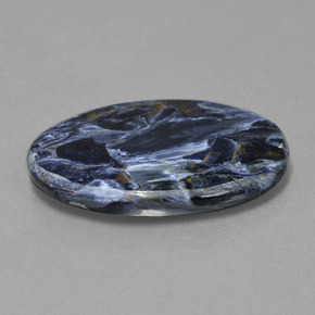 17.56 ct Multicolor Pietersite Stone, Natural Pietersite in Oval Cabochon Shape for Sale