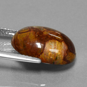 Pietersite Gemstone in 16 x 12 mm (calibrated) Size for Sale, Pietersite Stone in Multicolor Color