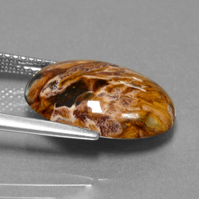 Pietersite Gemstone in 16 x 12 mm (calibrated) Size for Sale, Pietersite Stone in Multicolor Color