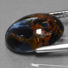 Pietersite Gemstone in 13.8 x 10 mm Size for Sale, Pietersite Stone in Multicolor Color