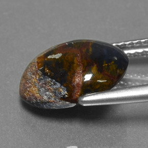 Pietersite Gemstone in 12 x 10 mm (calibrated) Size for Sale, Pietersite Stone in Multicolor Color