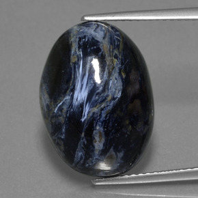 10.97 ct Multicolor Pietersite Gemstone, Pietersite Gem in Oval Cabochon Shape for Sale.
