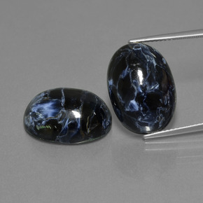 25.67 ct Multicolor Pietersite Gemstone, Pietersite Gem in Oval Cabochon Shape for Sale.