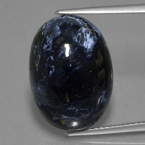 12.22 ct Multicolor Pietersite Gemstone, Pietersite Gem in Oval Cabochon Shape for Sale.