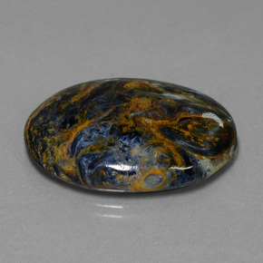 27.94 ct Multicolor Pietersite Stone, Natural Pietersite in Oval Cabochon Shape for Sale