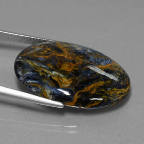 Pietersite Gemstone in 29.9 x 21.9 mm Size for Sale, Pietersite Stone in Multicolor Color