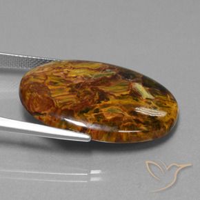 Pietersite Gemstone in 30 x 22 mm (calibrated) Size for Sale, Pietersite Stone in Multicolor Color