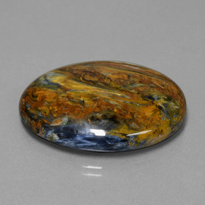 32.35 ct Multicolor Pietersite Stone, Natural Pietersite in Oval Cabochon Shape for Sale