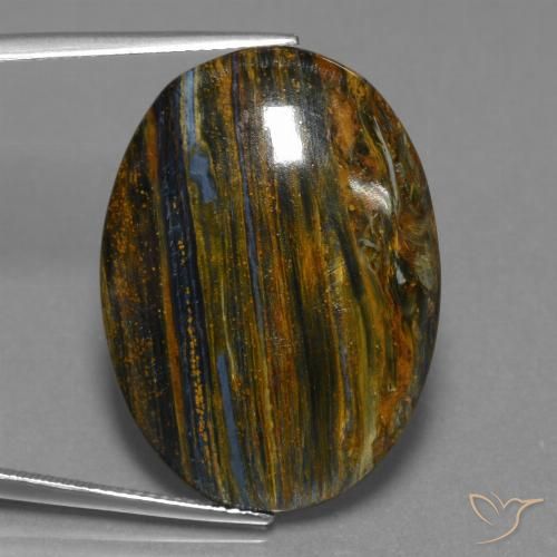 24.13ct Natural Multicolor Pietersite, Oval, Opaque