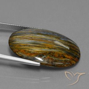 Pietersite Gemstone in 30 x 22 mm (calibrated) Size for Sale, Pietersite Stone in Multicolor Color
