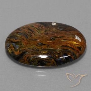 29.04 ct Multicolor Pietersite Stone, Natural Pietersite in Oval Cabochon Shape for Sale