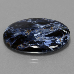 27.49 ct Multicolor Pietersite Stone, Natural Pietersite in Oval Cabochon Shape for Sale
