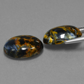 Pietersite Gemstone in 14 x 10 mm (calibrated) Size for Sale, Pietersite Stone in Multicolor Color