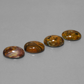 Multicolor Pietersite Gem - 4.3ct Oval Cabochon (ID: 457318)