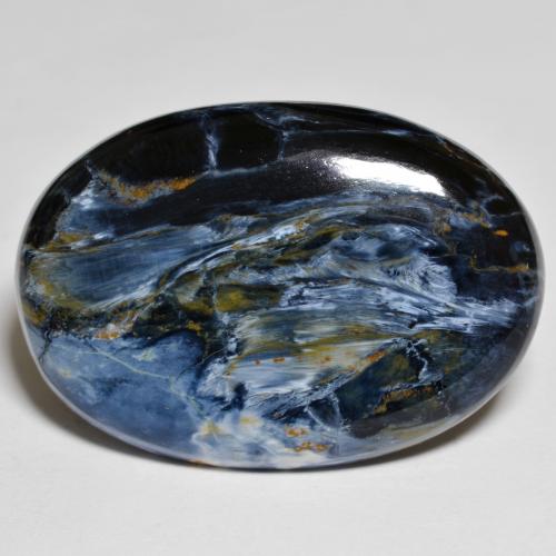 Multicolor Pietersite Gem - 18.9ct Oval Cabochon (ID: 584107)