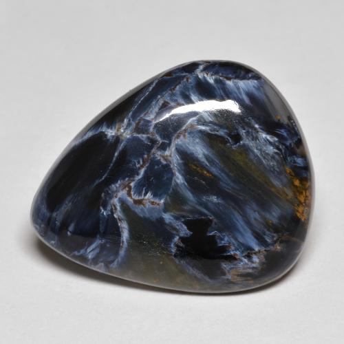 10.16 ct Multicolor Pietersite Stone, Natural Pietersite in Pear Cabochon Shape for Sale